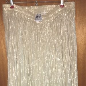 Vintage Russ Metallic Thread Broom Skirt